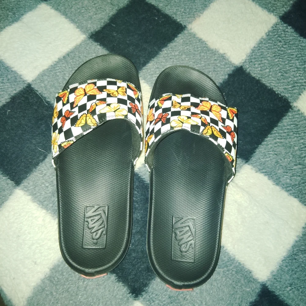 VANS Range Sandal Slides - Butterfly 🦋 Size 10 - Picture 2 of 10